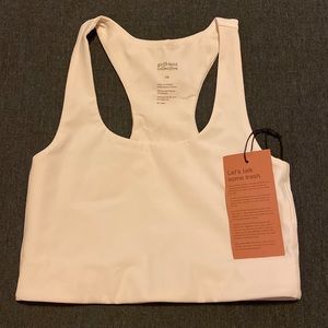 NWT Girlfriend Collective cream sports bra